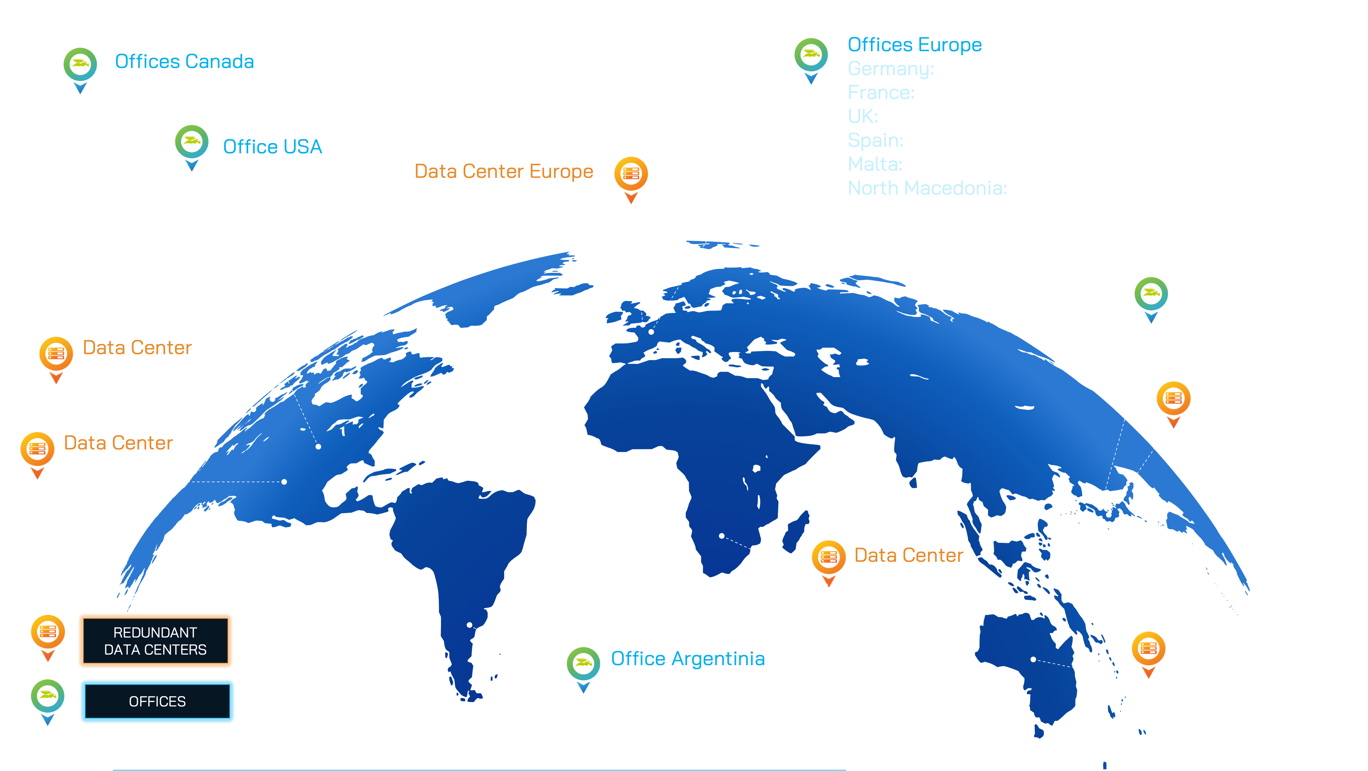 2025 World map Hornetsecurity